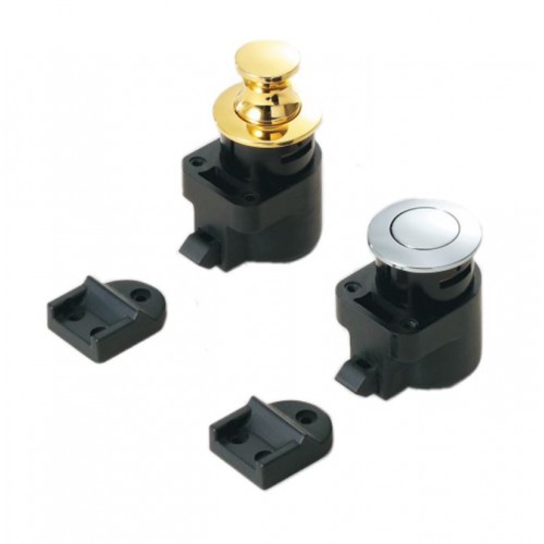 Round Push Knob Latch
